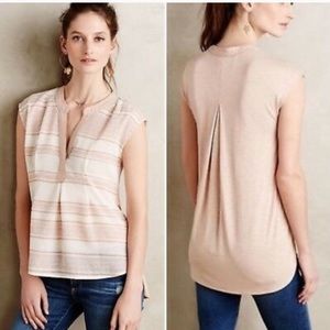 🚫SOLD🚫Anthropologie Egress Split Neck Tunic